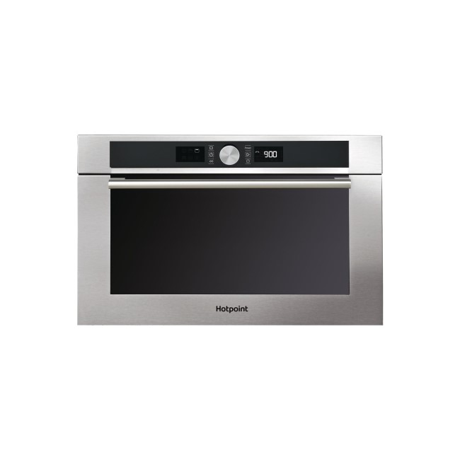 GRADE A3 - Hotpoint MD454IXH 31L Built-in Microwave Oven Stainless Steel