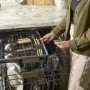 GRADE A2 - Hisense Hi6 Integrated Dishwasher - Smart Wi-Fi C-Rated Silver control panel