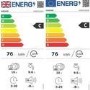 GRADE A2 - Hisense Hi6 Integrated Dishwasher - Smart Wi-Fi C-Rated Silver control panel