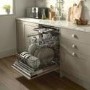 GRADE A2 - Hisense Hi6 Integrated Dishwasher - Smart Wi-Fi C-Rated Silver control panel