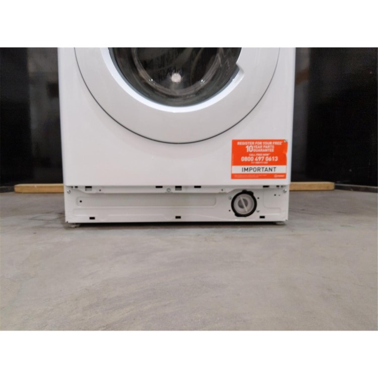 Refurbished Indesit Push And Go BWA81485XWUKN Freestanding 8KG 1400 Spin Washing Machine White