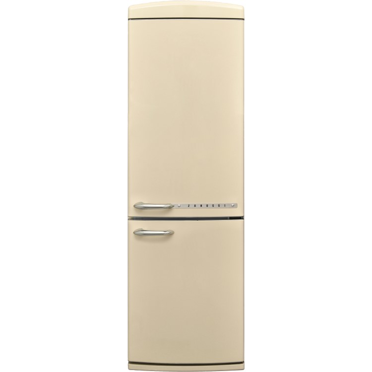 Zanussi 331 Litre 60/40 Retro Freestanding Fridge Freezer With MultiFlow  - Cream
