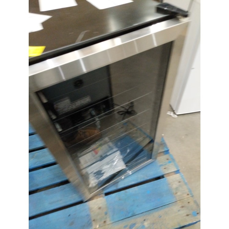 Refurbished electriQ eiQLDFSS Freestanding 98 Litre Drinks Fridge Stainless Steel