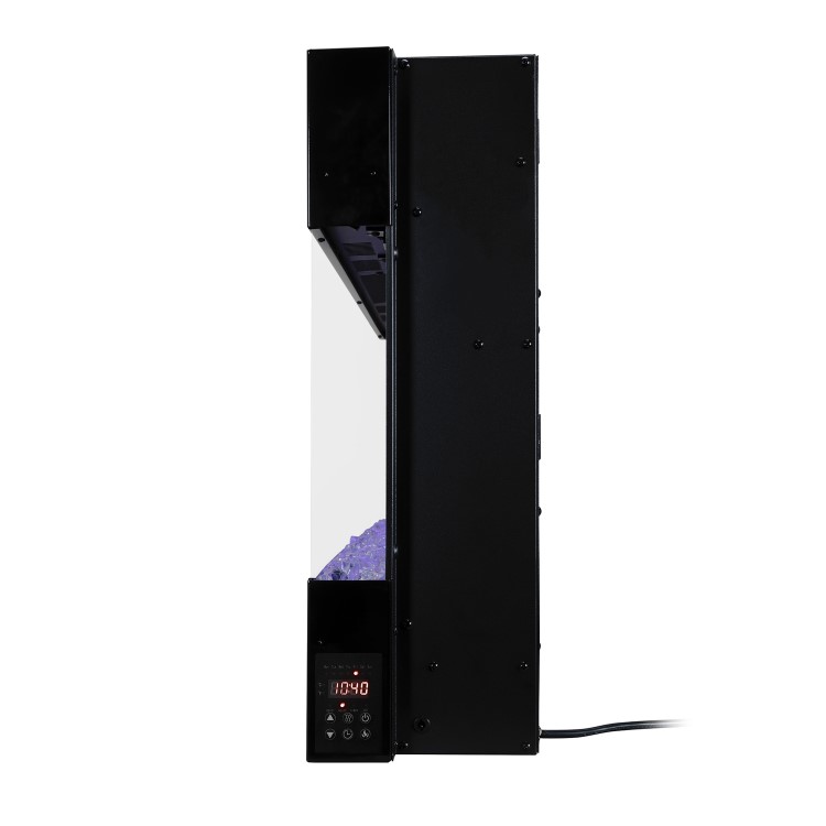 Black Wall Mounted Electric Fireplace 50 Inch - Amberglo