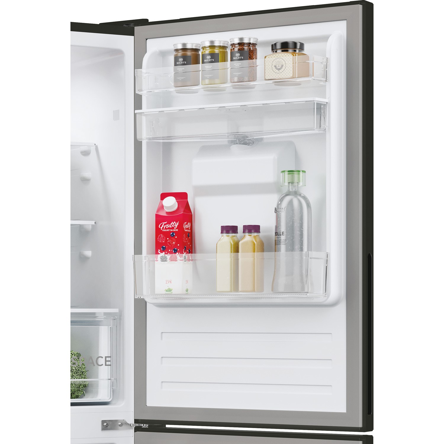 Hoover 246 Litre 50/50 Freestanding Fridge Freezer With Water Dispenser ...