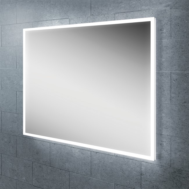 Rectangular LED Heated Bathroom Mirror 600 x 800mm- HiB Globe 60