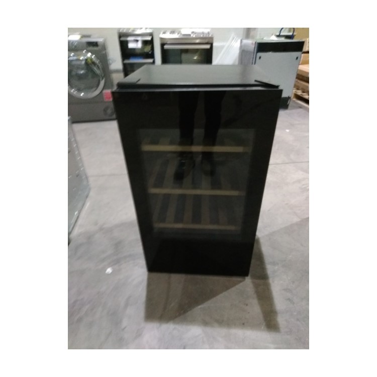 Refurbished Hisense RW12D4NWG0 30 Bottle Single Zone Wine Cooler Black