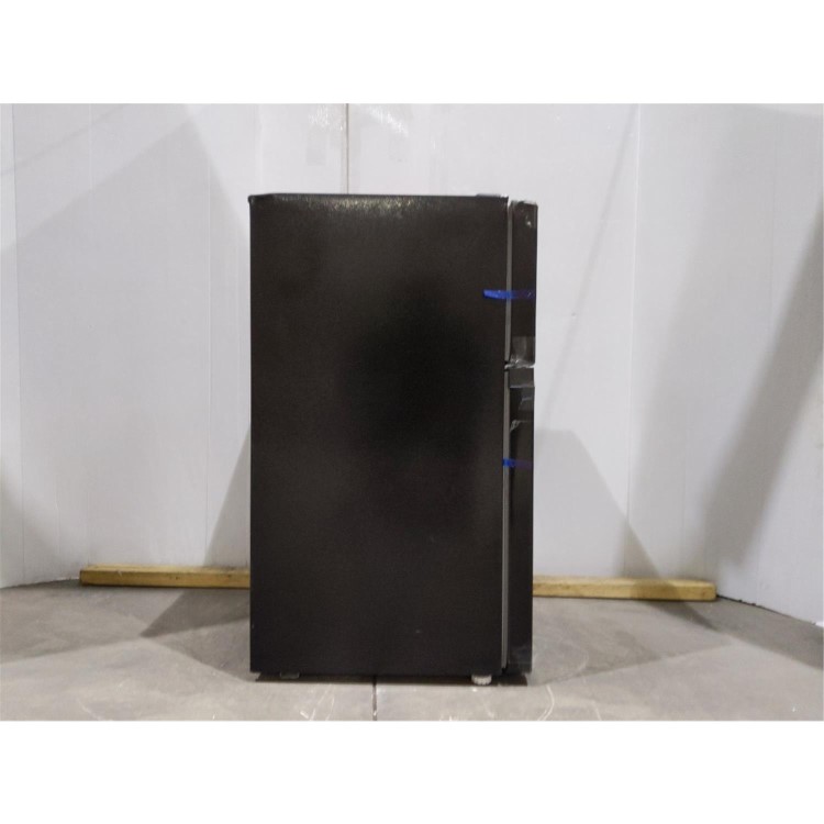 Refurbished electriQ eiqucffb Freestanding 86 Litre 70/30 Fridge Freezer Black