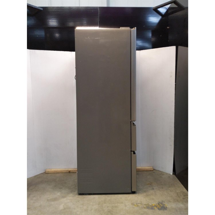 Refurbished Haier 3D 60 Series 5 HTW5618ENMG Freestanding 356 Litre 60/40 Frost Free Fridge Freezer Silver