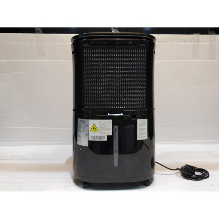 Refurbished electriQ 20L Low-Energy Quiet Laundry Dehumidifier and HEPA UV Air Purifier - Black