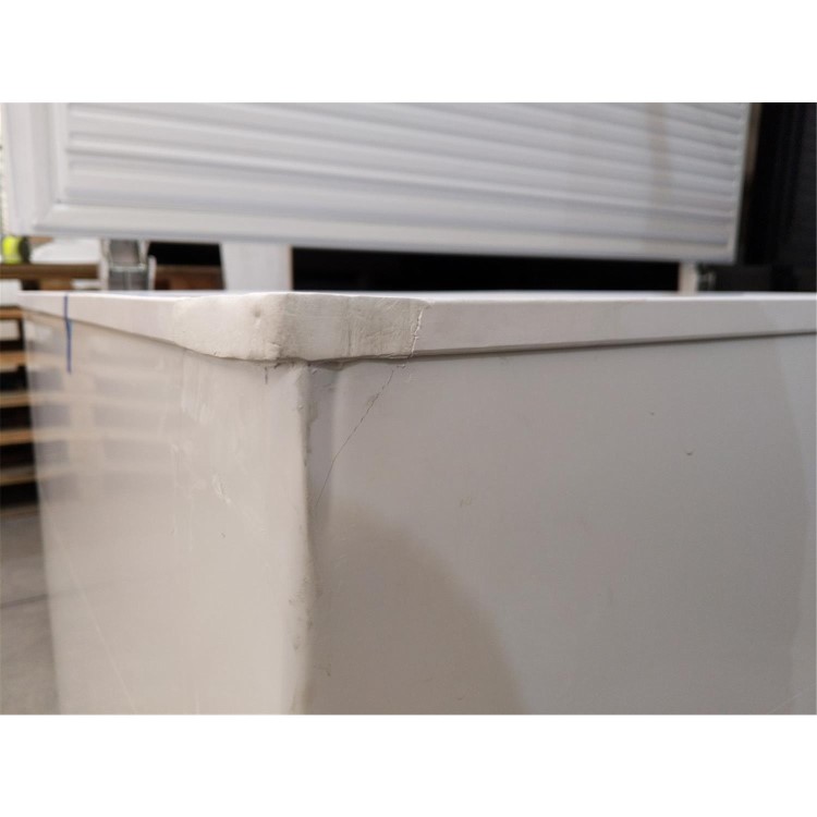 Refurbished electriQ eiQCHEST400ve 400 Litre Chest Freezer White