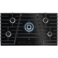 AEG 9000 Series 90cm 5 Burner Gas-on-Glass Hob - Black