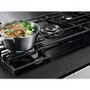 Refurbished AEG HVB75450IB 75cm 5 Burner Gas-on-Glass Hob with Touch Control Black 