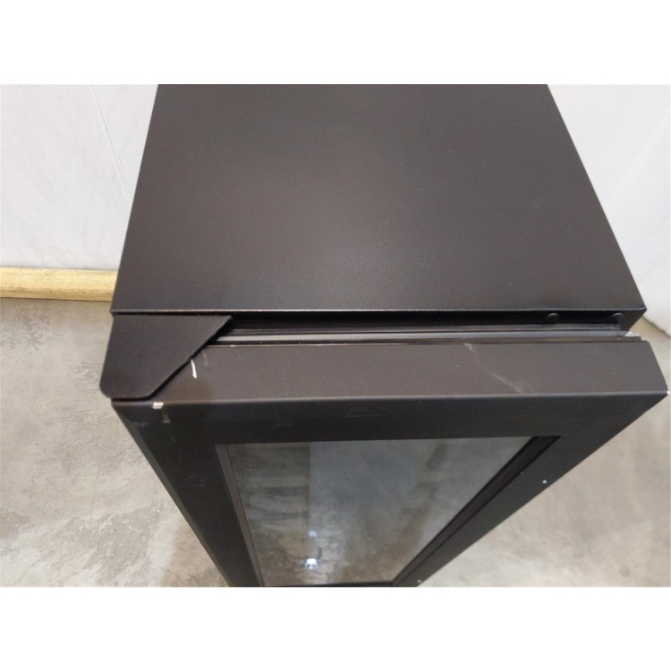 Refurbished electriQ EQWINE30BL 18 Bottle Single Zone Wine Cooler Black