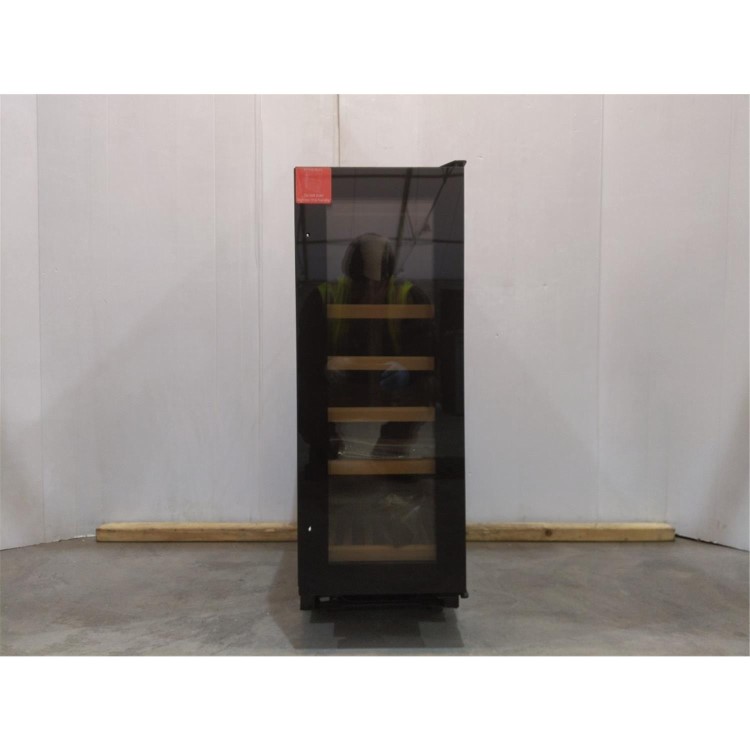 Refurbished electriQ EQWINE30BL 18 Bottle Single Zone Wine Cooler Black