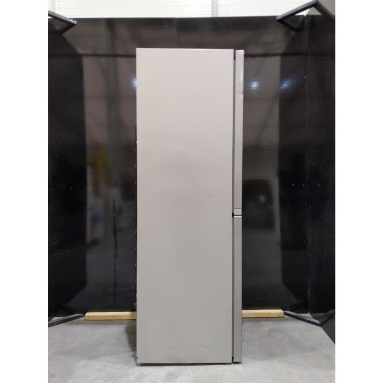 Refurbished Hotpoint HTFC850TI1X1 Freestanding 322 Litre 50/50 Frost Free Fridge Freezer Stainless Steel Look