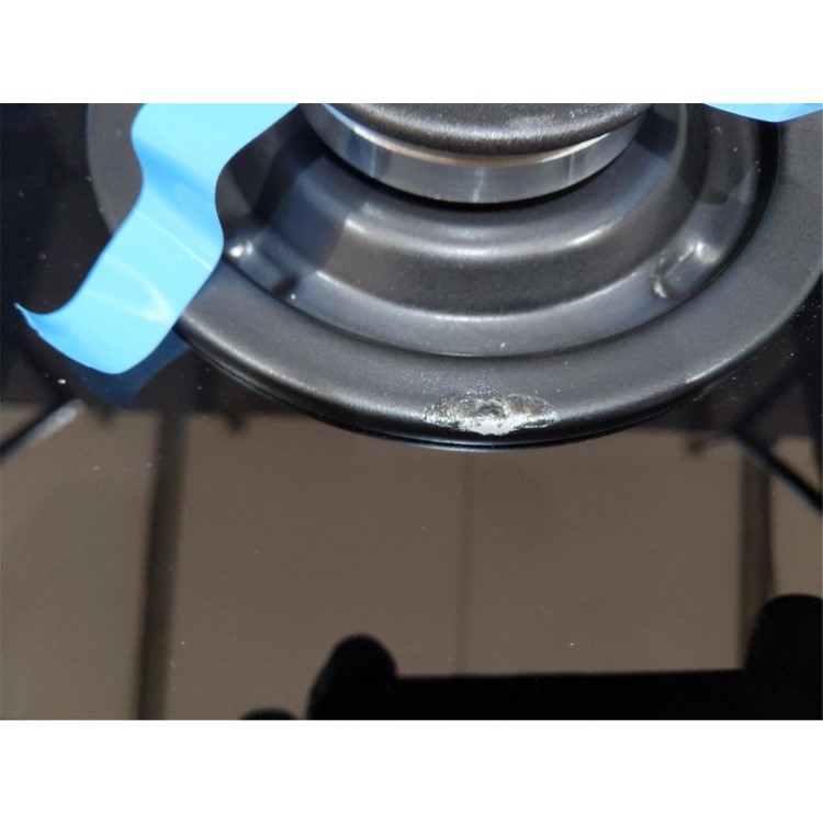 Refurbished Rangemaster RMB70HPNGFGL 70cm 5 Burner Black Glass Gas Hob with Wok Burner