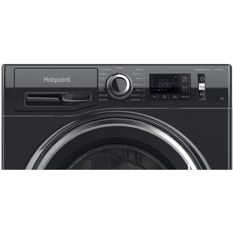 Hotpoint ActiveCare 9kg 1400rpm Washing Machine - Black