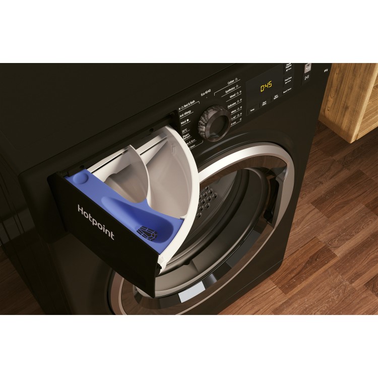 Hotpoint ActiveCare 9kg 1400rpm Washing Machine - Black