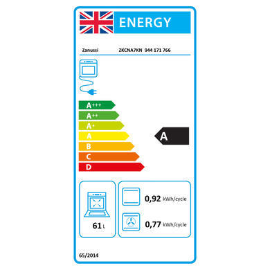 Zanussi Series 20 Built-In Electric Double Oven - Black