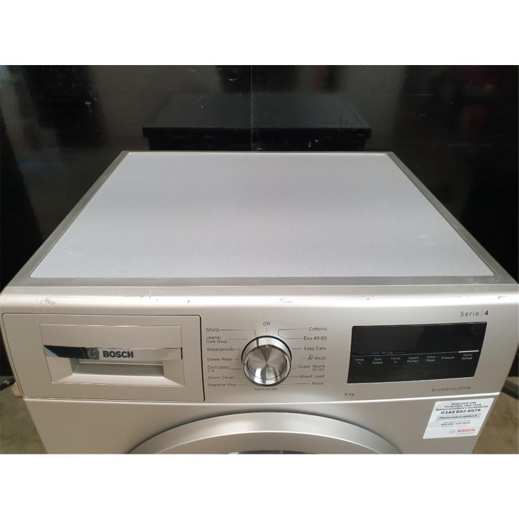 Refurbished Bosch Series 4 WAN282X2GB Freestanding 8KG 1400 Spin Washing Machine Silver