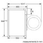 Refurbished Bosch Series 4 WAN282X2GB Freestanding 8KG 1400 Spin Washing Machine Silver