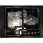 Refurbished Zanussi Series 40 ZGNN645K 60cm 4 Burner Gas Hob with Wok Burner Black