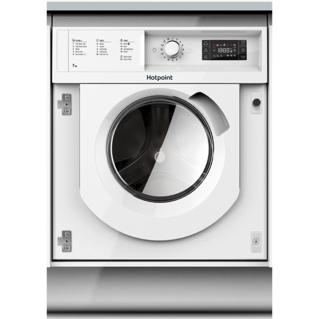 Hotpoint Anti-stain 7kg 1400rpm Integrated Washing Machine
