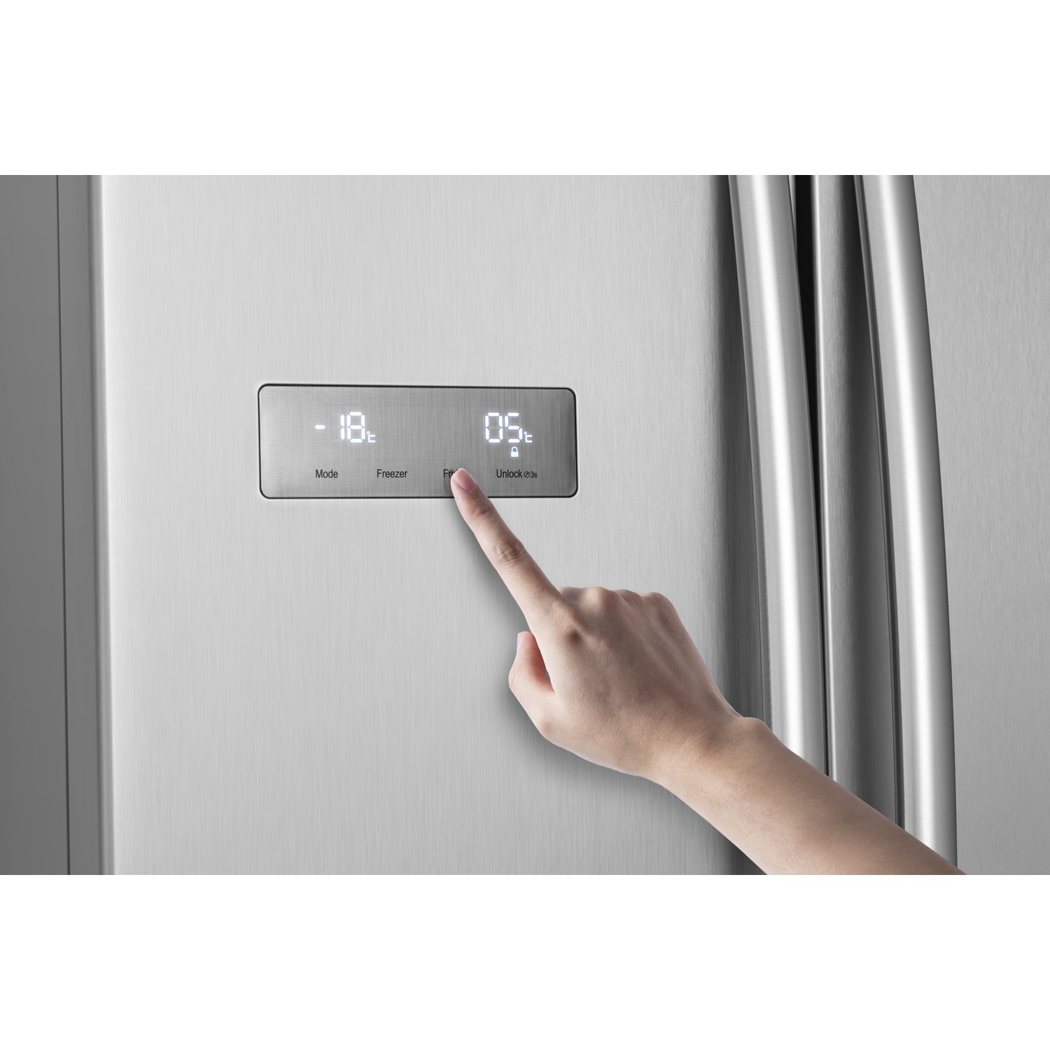 Hisense 578 Litre SideBySide American Fridge Freezer Silver