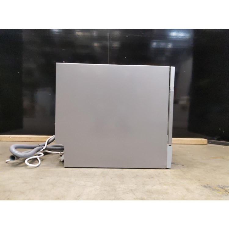 Refurbished electriQ EQDWTTS 6 Place Freestanding Table Top Dishwasher Silver