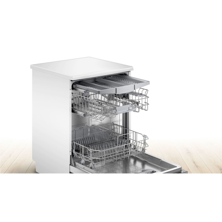 Refurbished Bosch Serie 2 SMS2HVW66G 13 Place Freestanding Dishwasher White