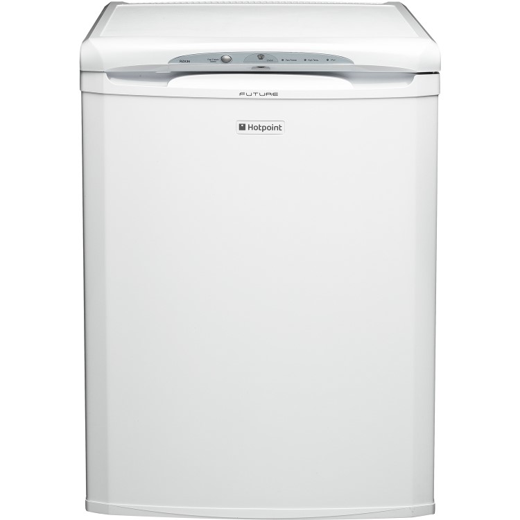 Refurbished Hotpoint RZA36P1 90 Litre Freestanding Under Counter Freezer 60cm Wide - White