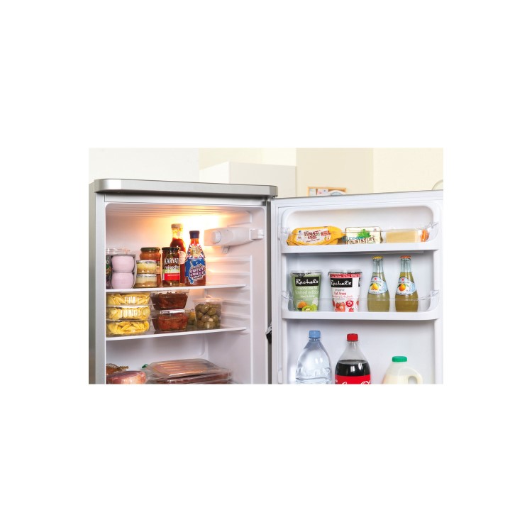 Indesit 208 Litre 60/40 Freestanding Fridge Freezer - Silver