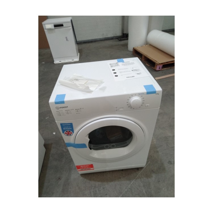Refurbished Indesit I1D80WUK Freestanding Vented 8KG Tumble Dryer White