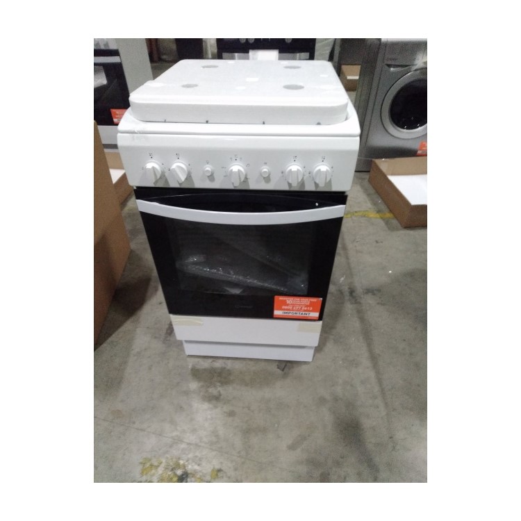 Refurbished Indesit IS5G1KMW 50cm Gas Cooker White