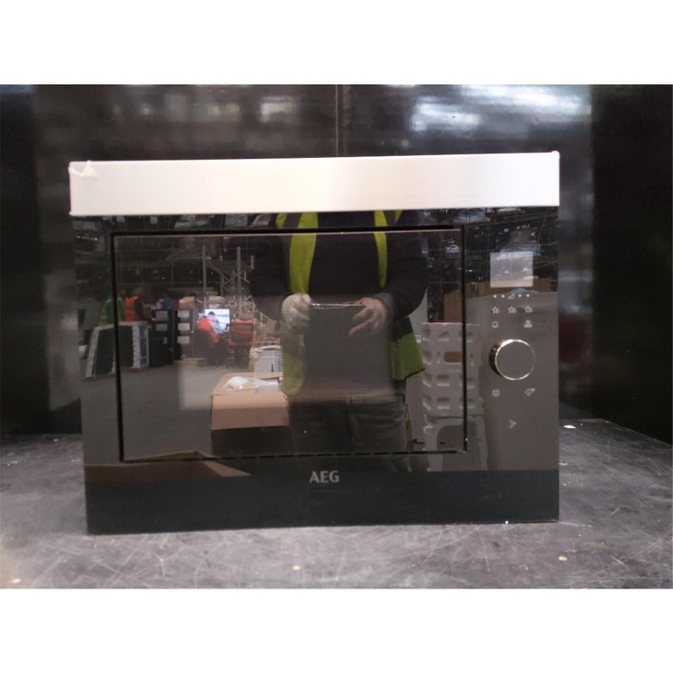 Refurbished AEG MBE2658SEM Built In 26L 900W Microwave Black