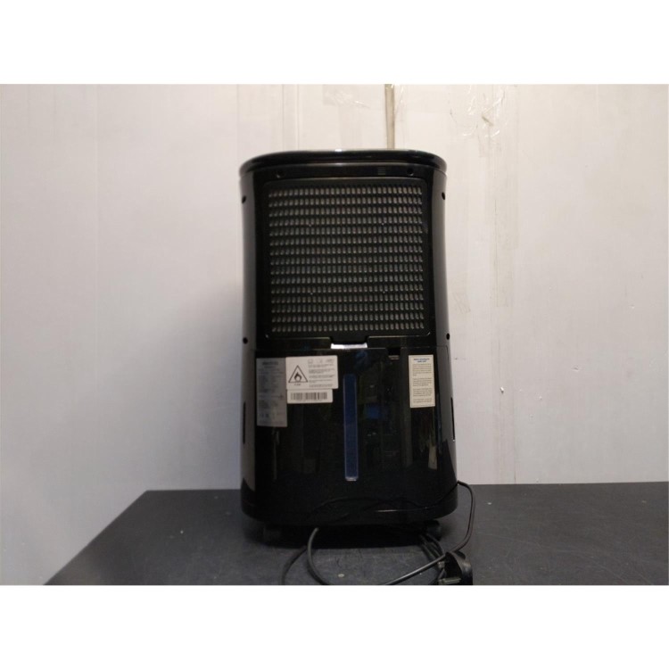 GRADE A3 - electriQ 20L Low-Energy Quiet Laundry Dehumidifier and HEPA UV Air Purifier - Black