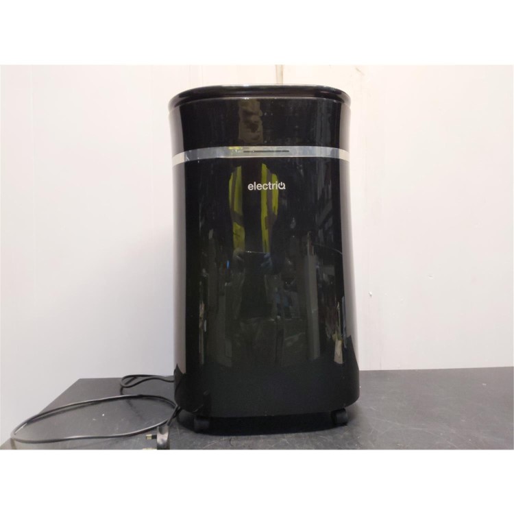 GRADE A3 - electriQ 20L Low-Energy Quiet Laundry Dehumidifier and HEPA UV Air Purifier - Black