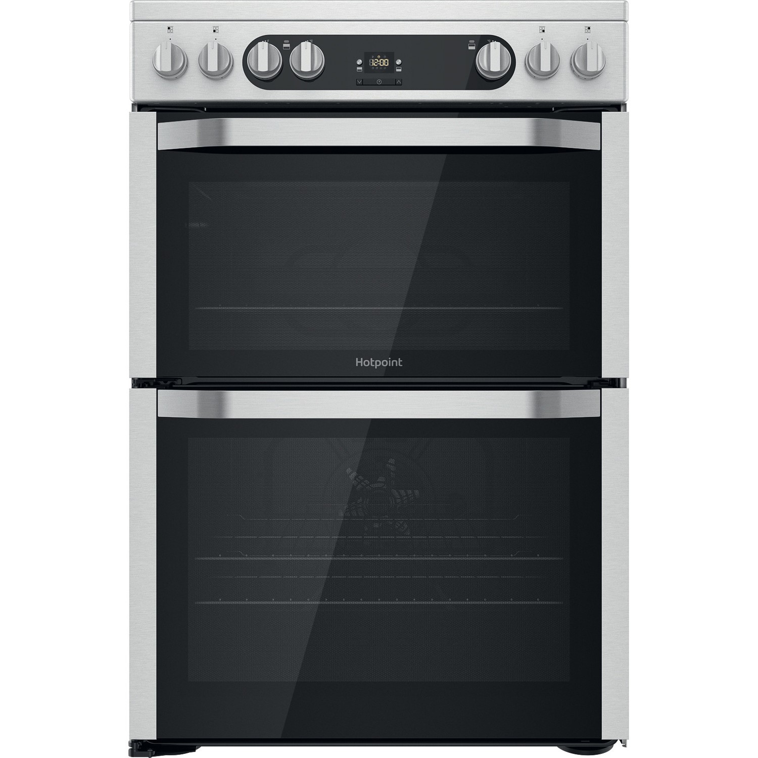 Hotpoint Stainless Steel Hdm67v9hcx 60Cm Electric Cooker Size 60