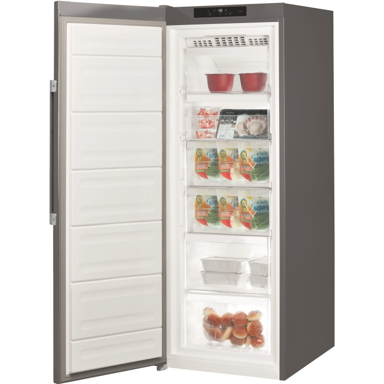 Refurbished Hotpoint UH6F1CG1 60cm Wide 167cm High Upright Freestanding Frost Free Freezer - Graphite