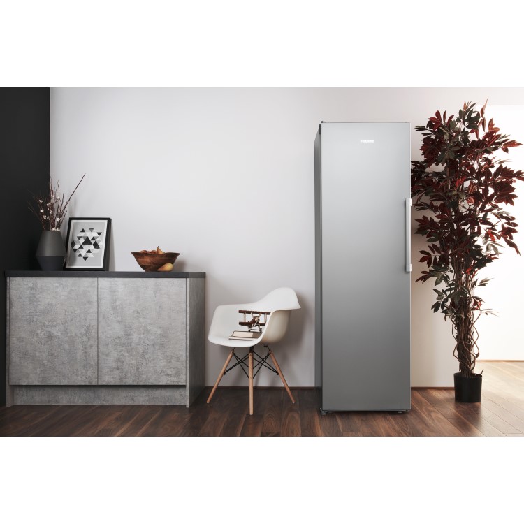 Refurbished Hotpoint UH6F1CG1 60cm Wide 167cm High Upright Freestanding Frost Free Freezer - Graphite