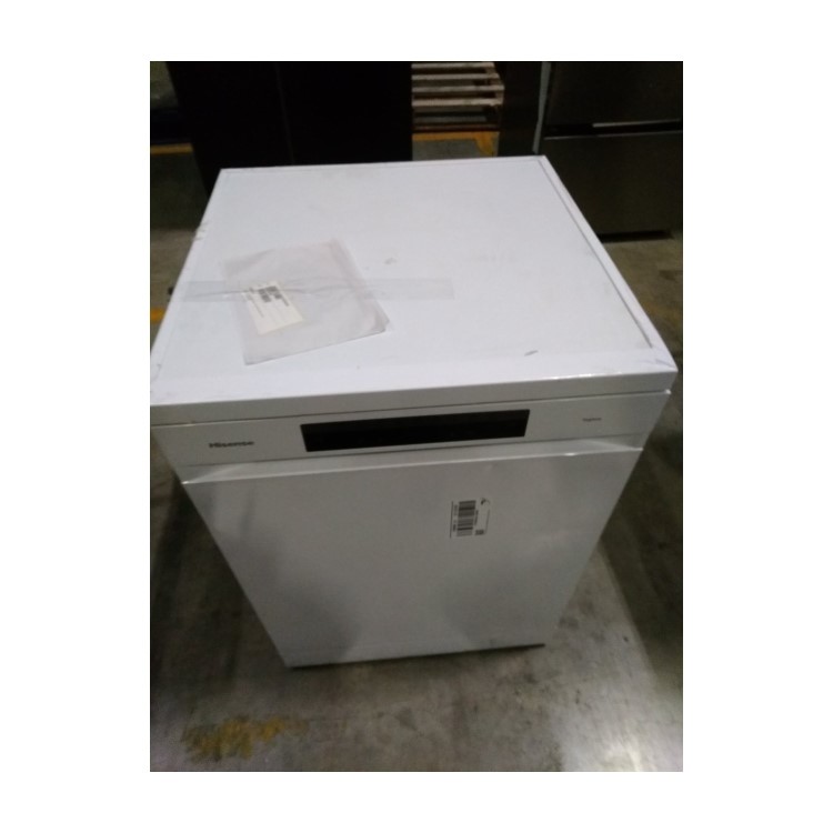 Refurbished Hisense HS673C60WUK Hygiene 16 Place Freestanding Dishwasher White