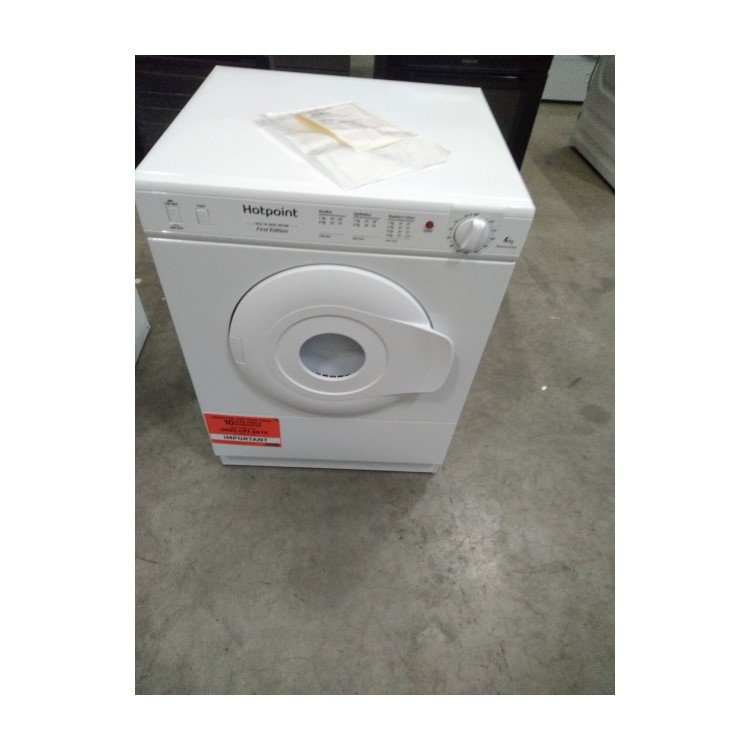 Refurbished Hotpoint NV4D01P Freestanding Compact Vented 4KG Tumble Dryer White