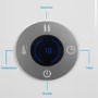 Refurbished electriq 2000W Smart Wall Mountable Panel Heater with Thermostat and Weekly Timer - Bathroom Safe