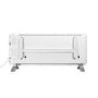 Refurbished electriq 2000W Smart Wall Mountable Panel Heater with Thermostat and Weekly Timer - Bathroom Safe