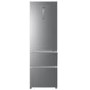 Haier 345 Litre 70/30 Freestanding Fridge Freezer - Stainless steel