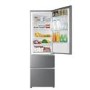 Refurbished Haier HTR3619FNMP Freestanding 345 Litre 70/30 Frost Free Fridge Freezer Stainless Steel