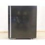 Refurbished electriQ eiQUCRETROFFMBLK Freestanding 80 Litre 70/30 Retro Fridge Freezer Matte Black