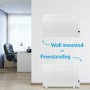 GRADE A2 - Ultraslim 800W Wall Mountable Oil Filled Radiator with Thermostat and Weekly Timer