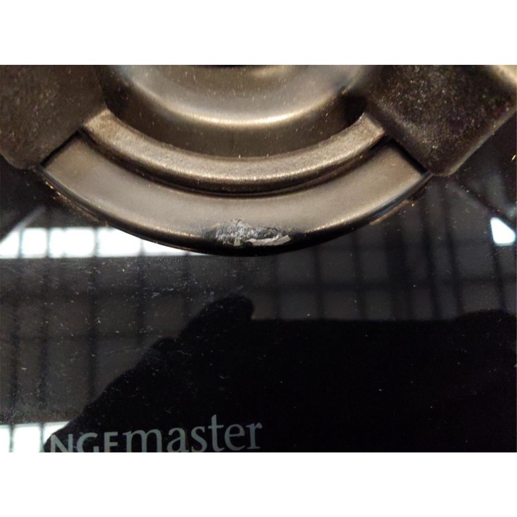 Refurbished Rangemaster RMB70HPNGFGL 70cm 5 Burner Black Glass Gas Hob with Wok Burner